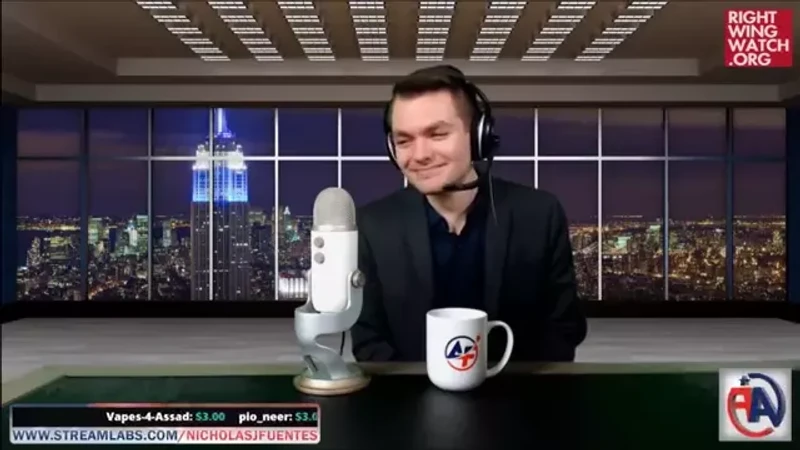 Clip from America First Podcast YouTube Oct 1 2018_Nick Fuentes White Genocide_#87